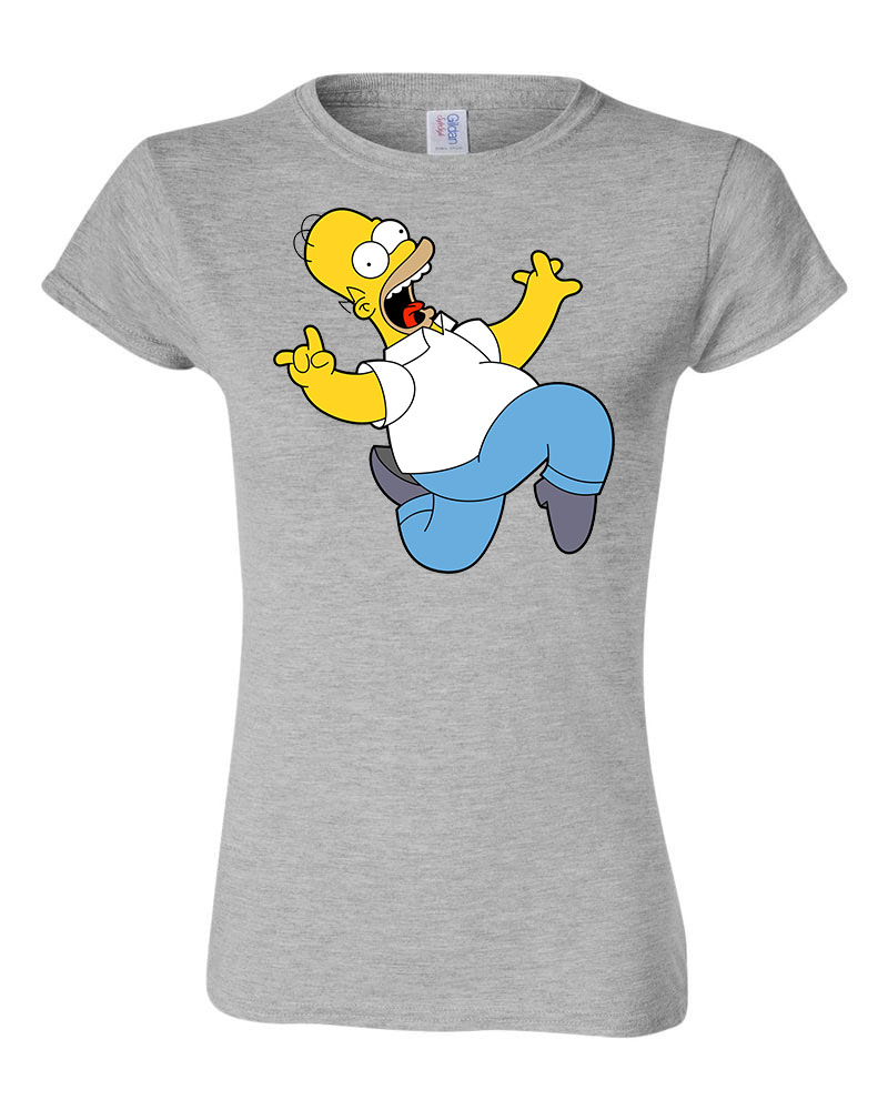homer simpson Sportszürke Női Póló