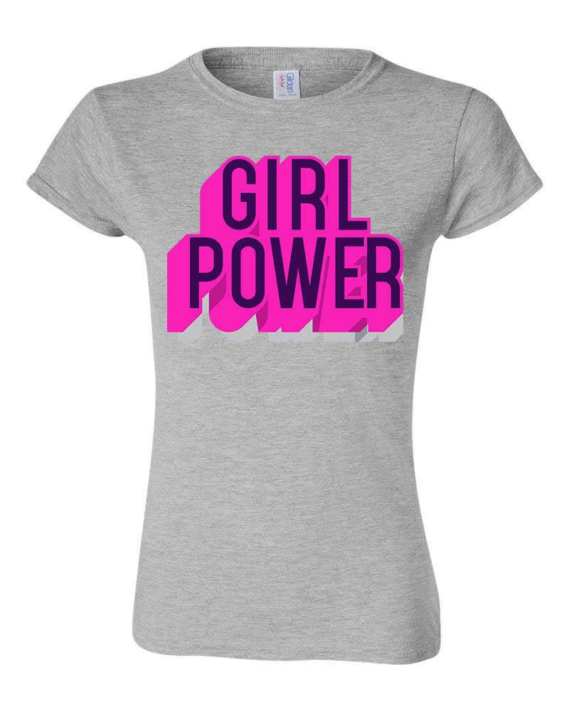 girl power grl pwr Sportszürke Női Póló
