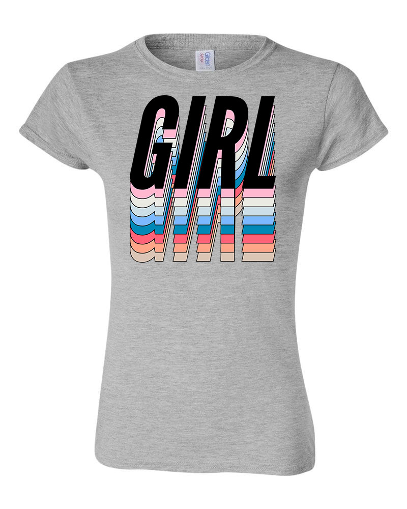 GIRL girl power grl pwr Sportszürke Női Póló