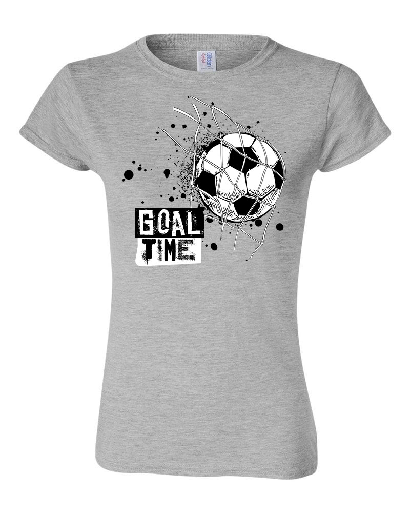gól foci focis football focista Sportszürke Női Póló