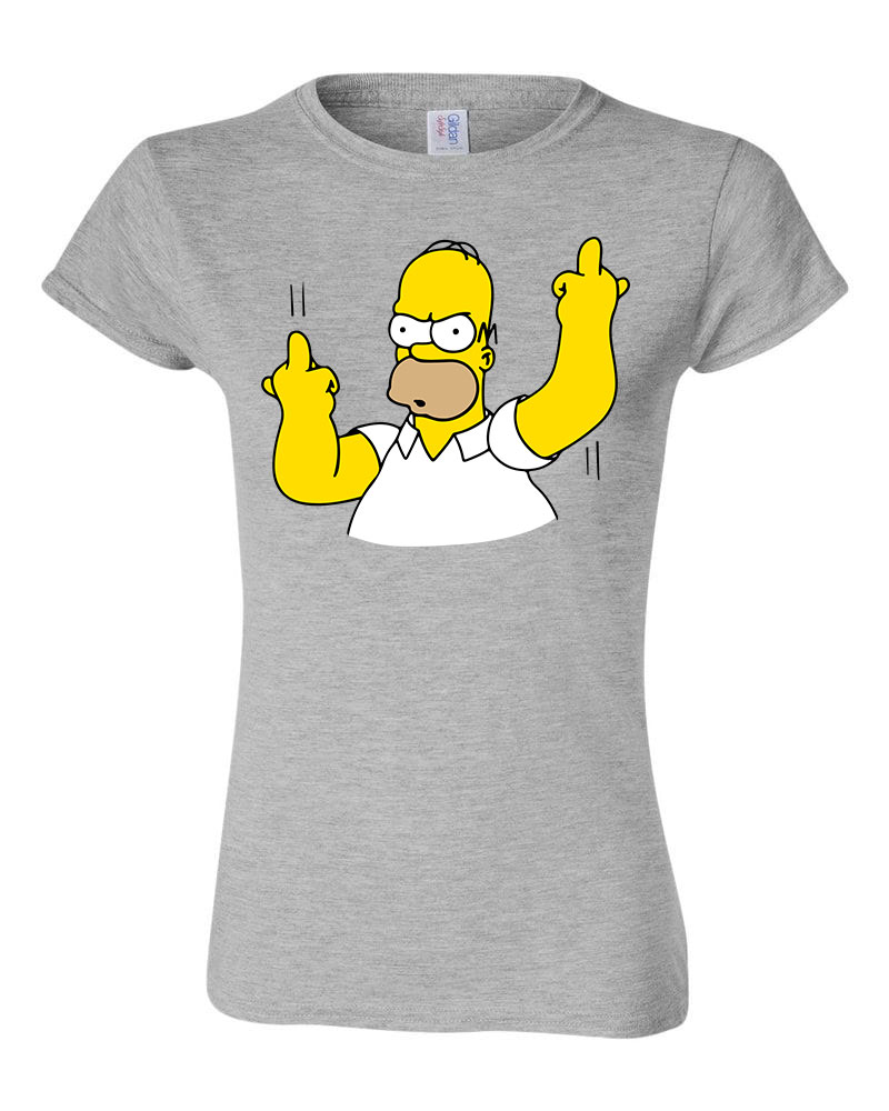 homer simpson Sportszürke Női Póló