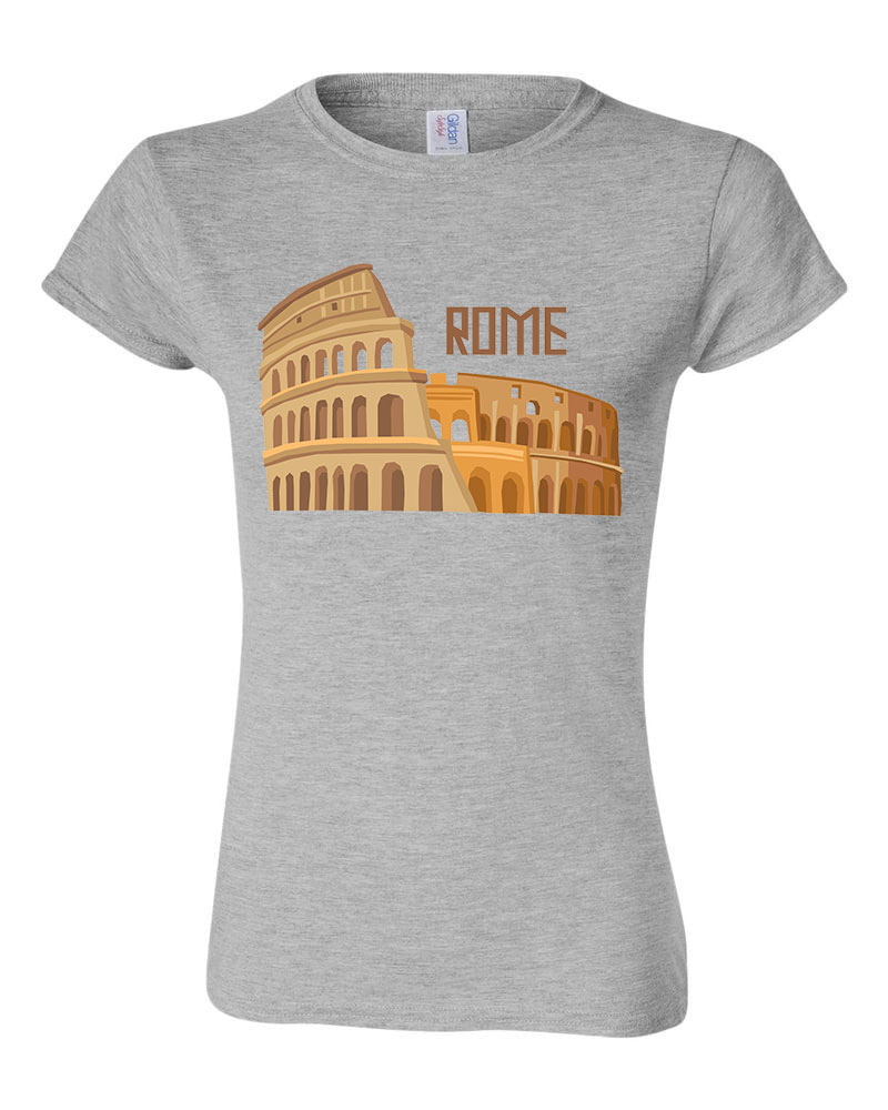 olaszország italy róma rome colosseum  Sportszürke Női Póló
