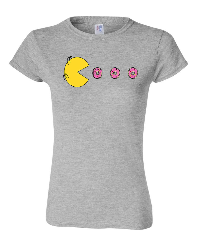 pac man fánk homer Sportszürke Női Póló