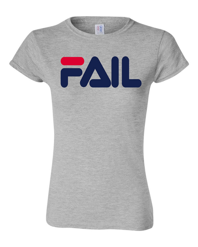 Fail fila humor Sportszürke Női Póló