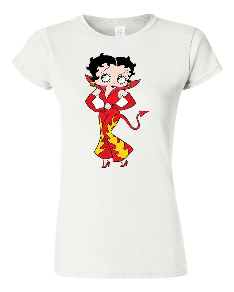 Betty Boop Fehér Női Póló