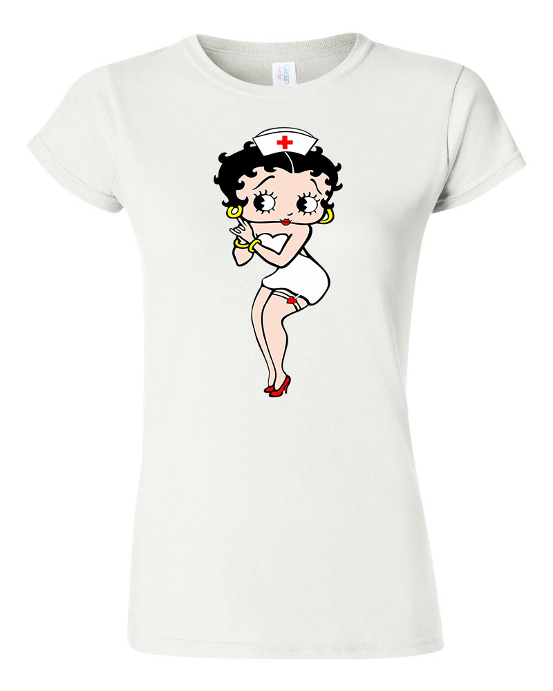 Betty Boop Fehér Női Póló