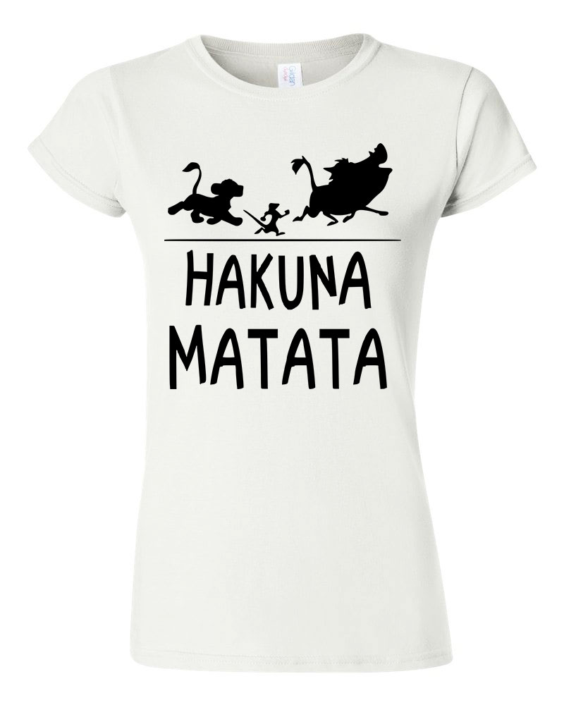 hakuna matata oroszlánkirály Fehér Női Póló