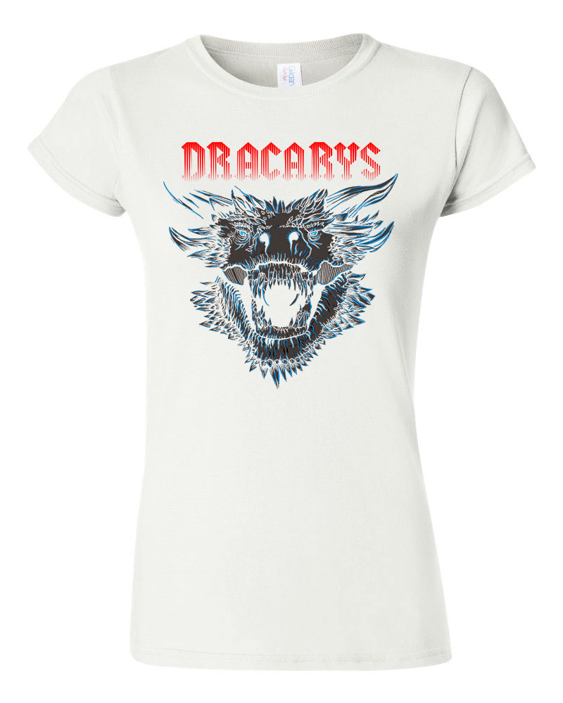 dracarys game of thrones trónok harca Fehér Női Póló