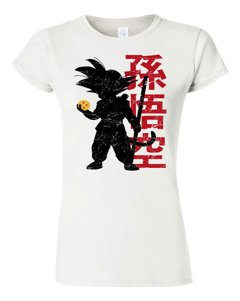 dragon ball son goku Fehér Női Póló