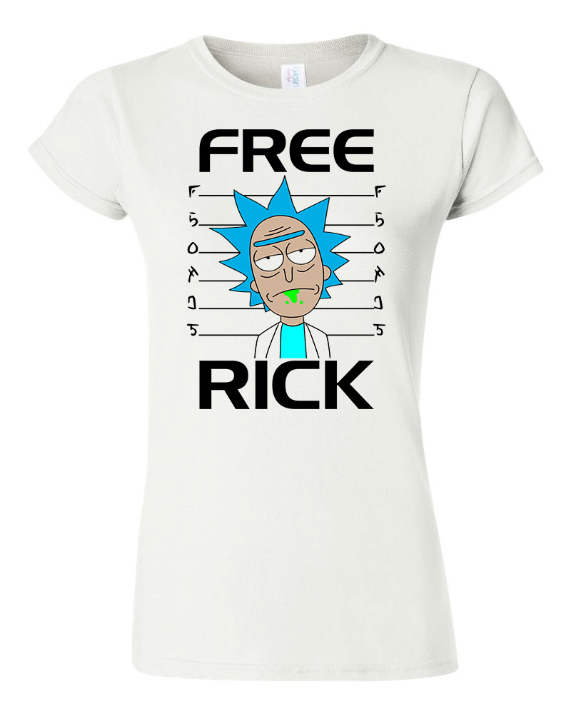 rick és morty Fehér Női Póló