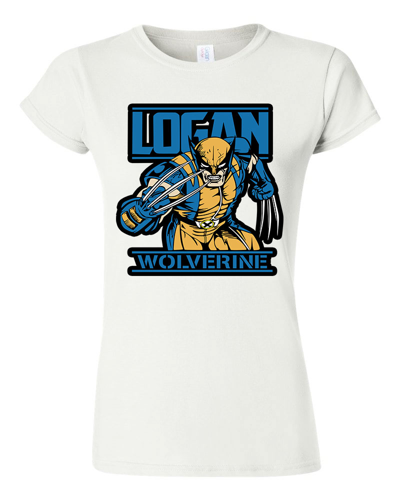 wolverine logan x-men rozsomák Fehér Női Póló
