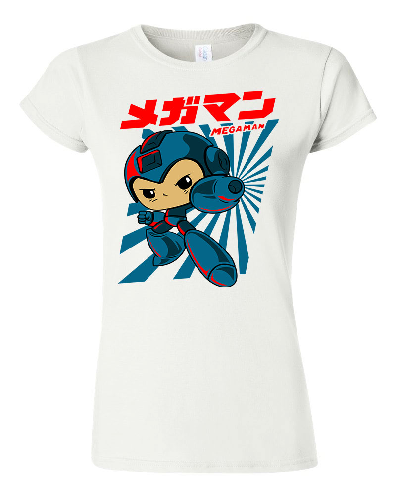 Megaman Fehér Női Póló