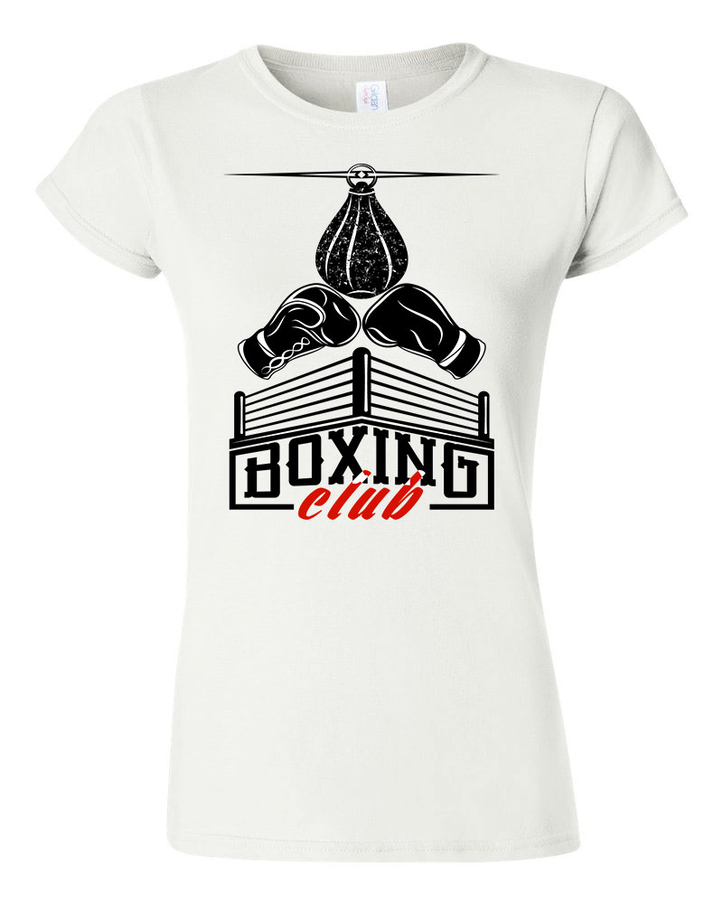 box boxing Fehér Női Póló