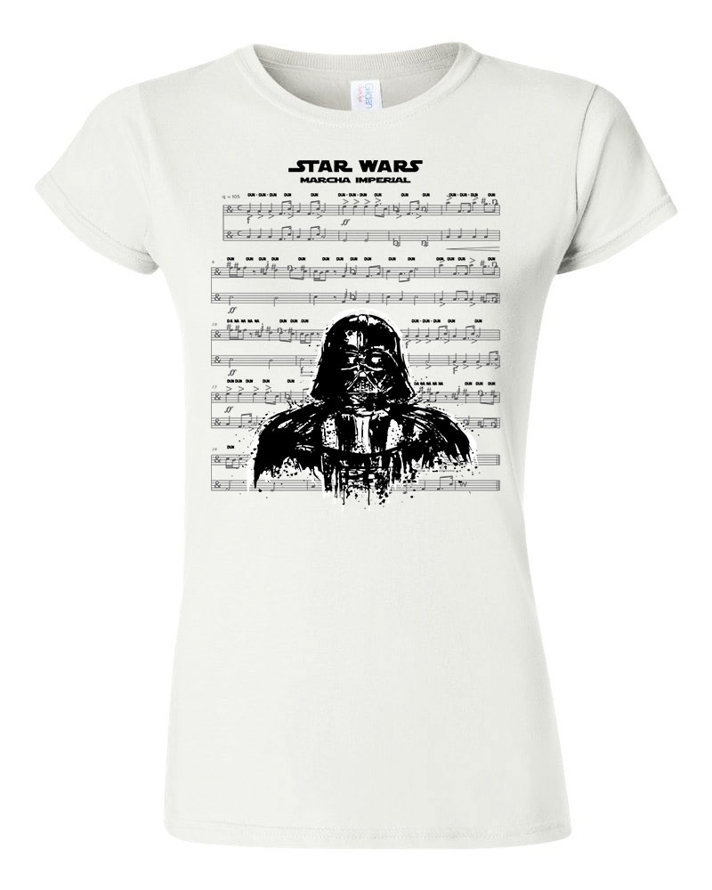 star wars darth vader induló Fehér Női Póló