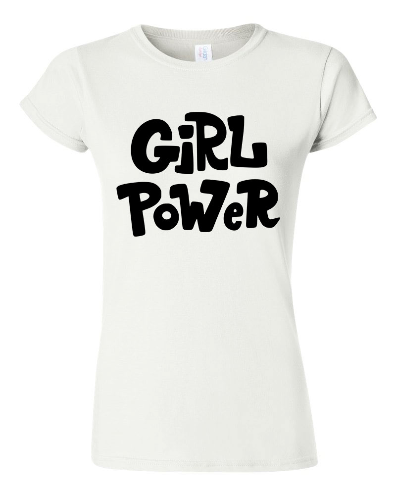 Girl Power Fehér Női Póló