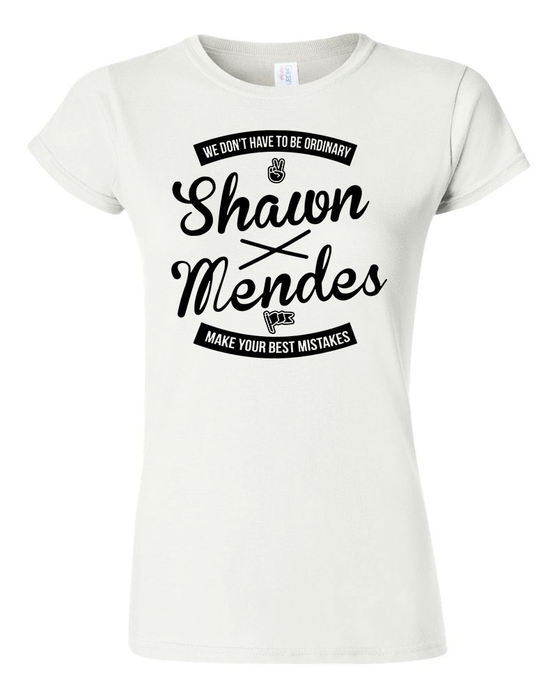 Shawn Mendes Fehér Női Póló