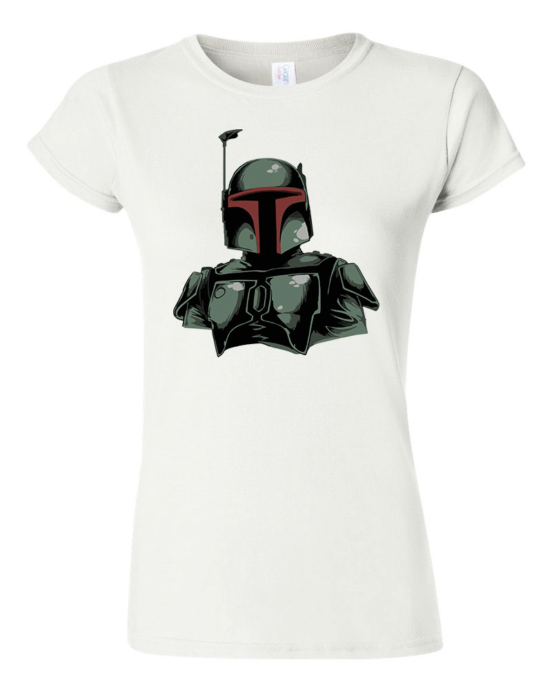 Star Wars Boba Fett Fehér Női Póló
