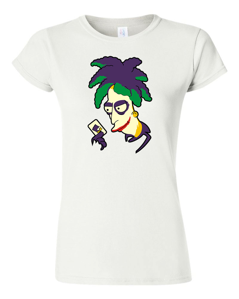 Joker Balfék Bob Simpson Család Fehér Női Póló