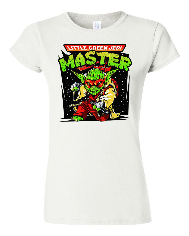 Star Wars Yoda Jedi Fehér Női Póló