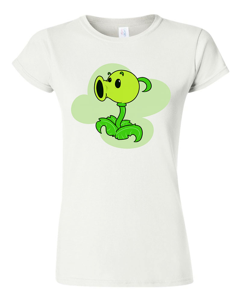 Plants vs zombies Fehér Női Póló
