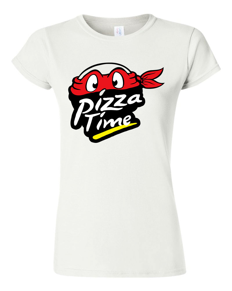 Tini Ninja Teknőcök Pizza Fehér Női Póló