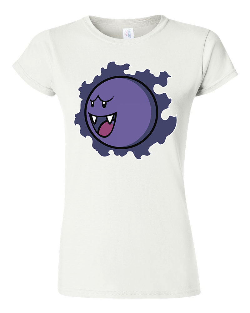 Pokemon Gastly Fehér Női Póló