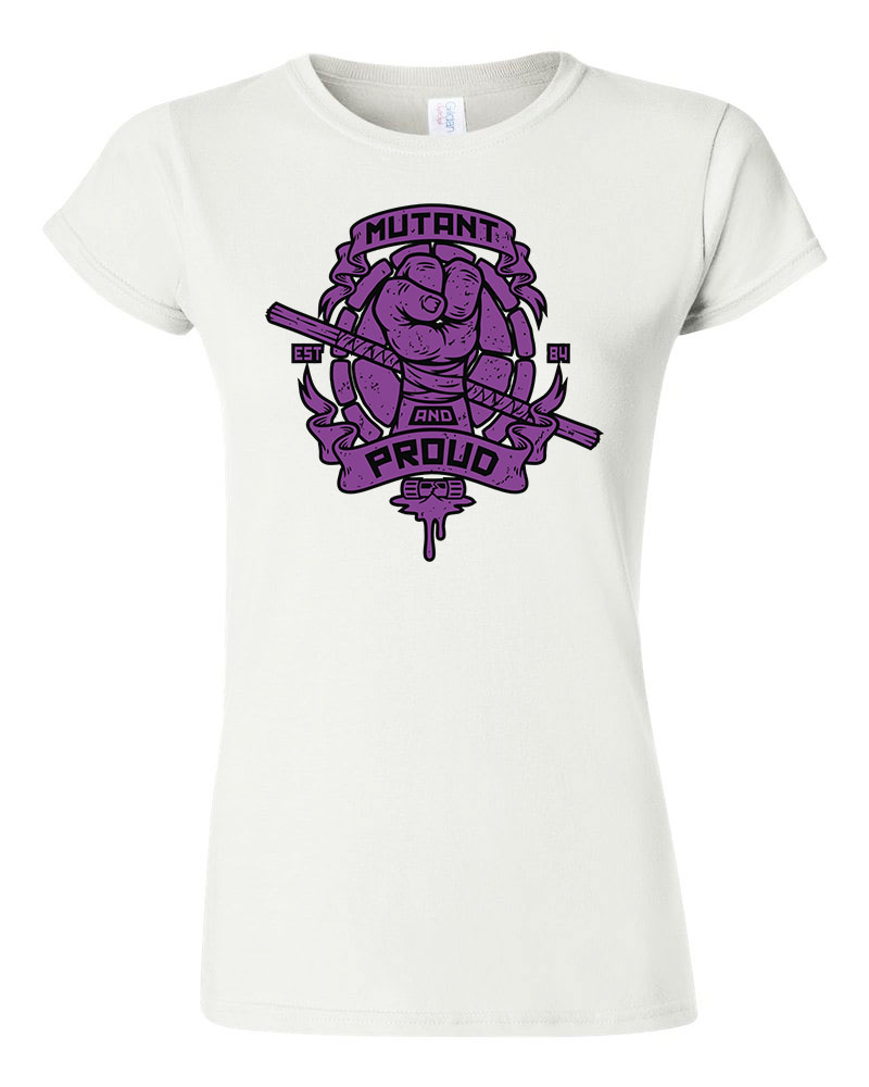 tini ninja teknőcök tmnt donatello Fehér Női Póló