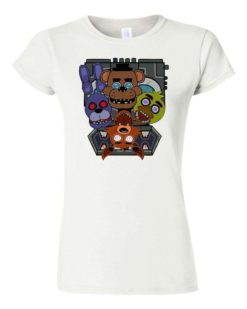 Five Nights At Freddy's Fehér Női Póló