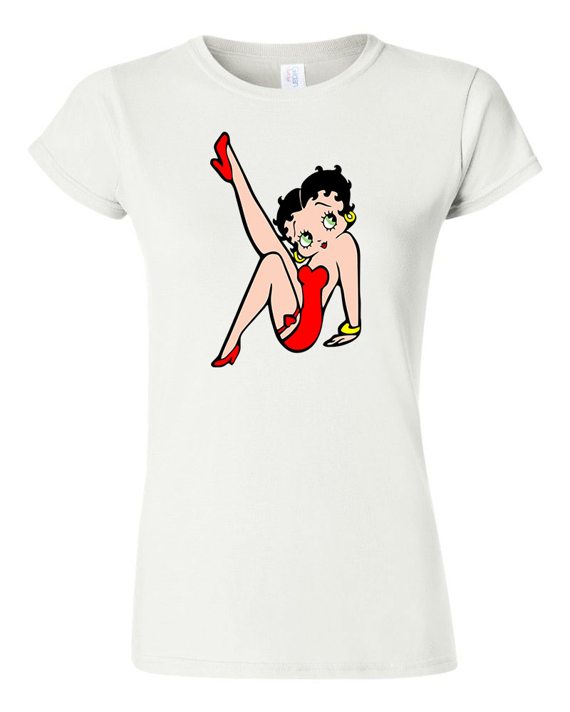 Betty Boop Fehér Női Póló