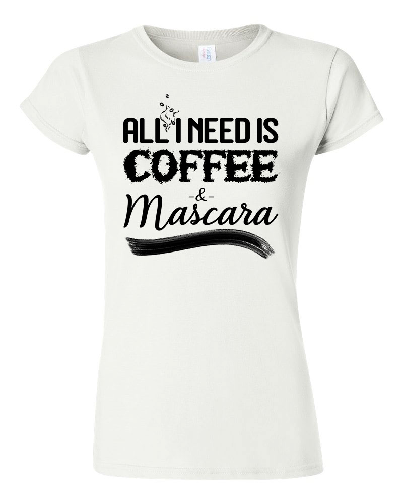 kávé coffee mascara Fehér Női Póló