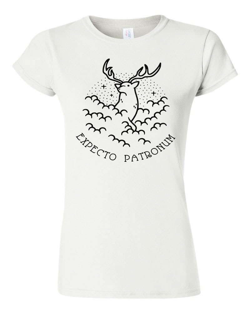 harry potter expecto patronum Fehér Női Póló