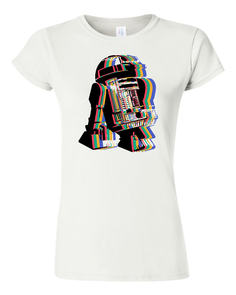 r2d2 star wars Fehér Női Póló