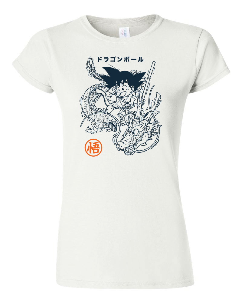 son goku dragon ball Fehér Női Póló