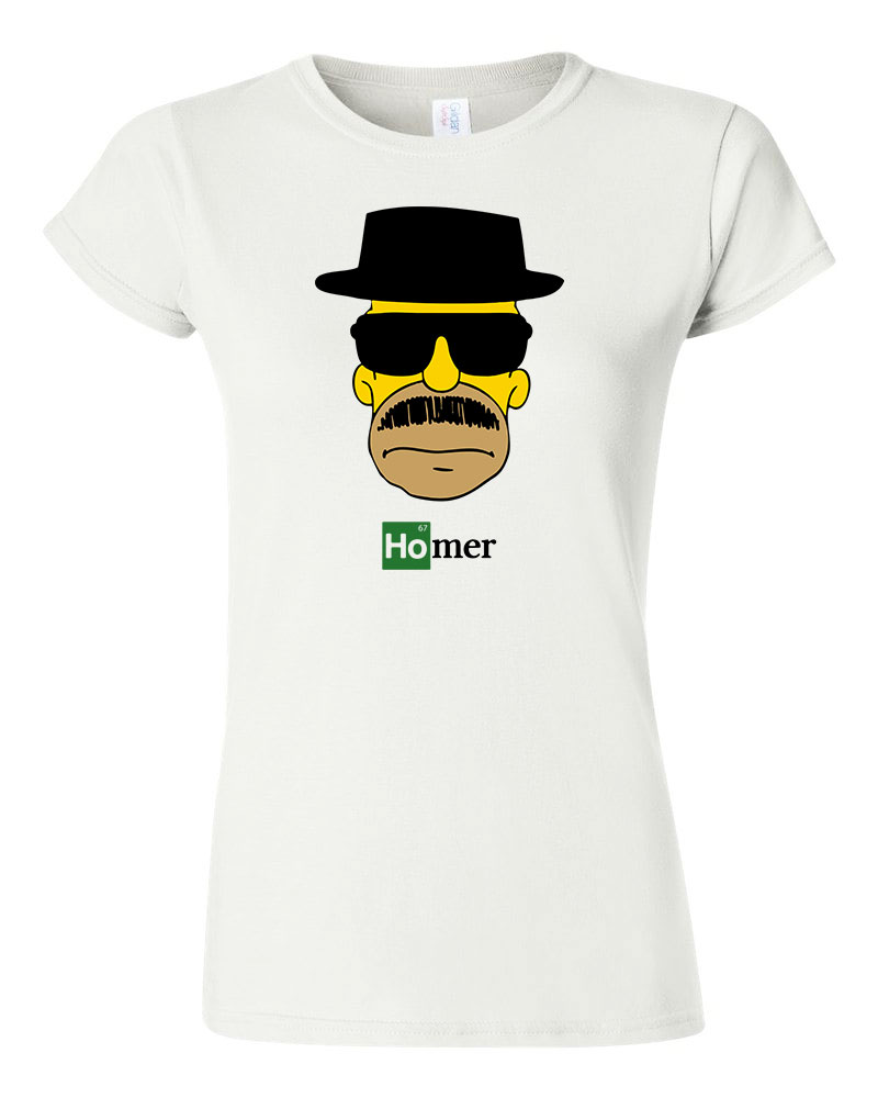 homer simpson breaking bad heisenberg Fehér Női Póló