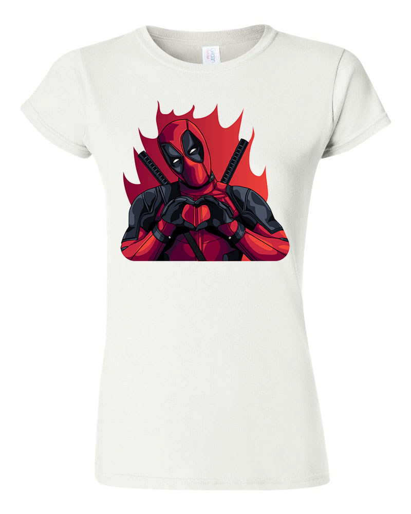 deadpool Fehér Női Póló