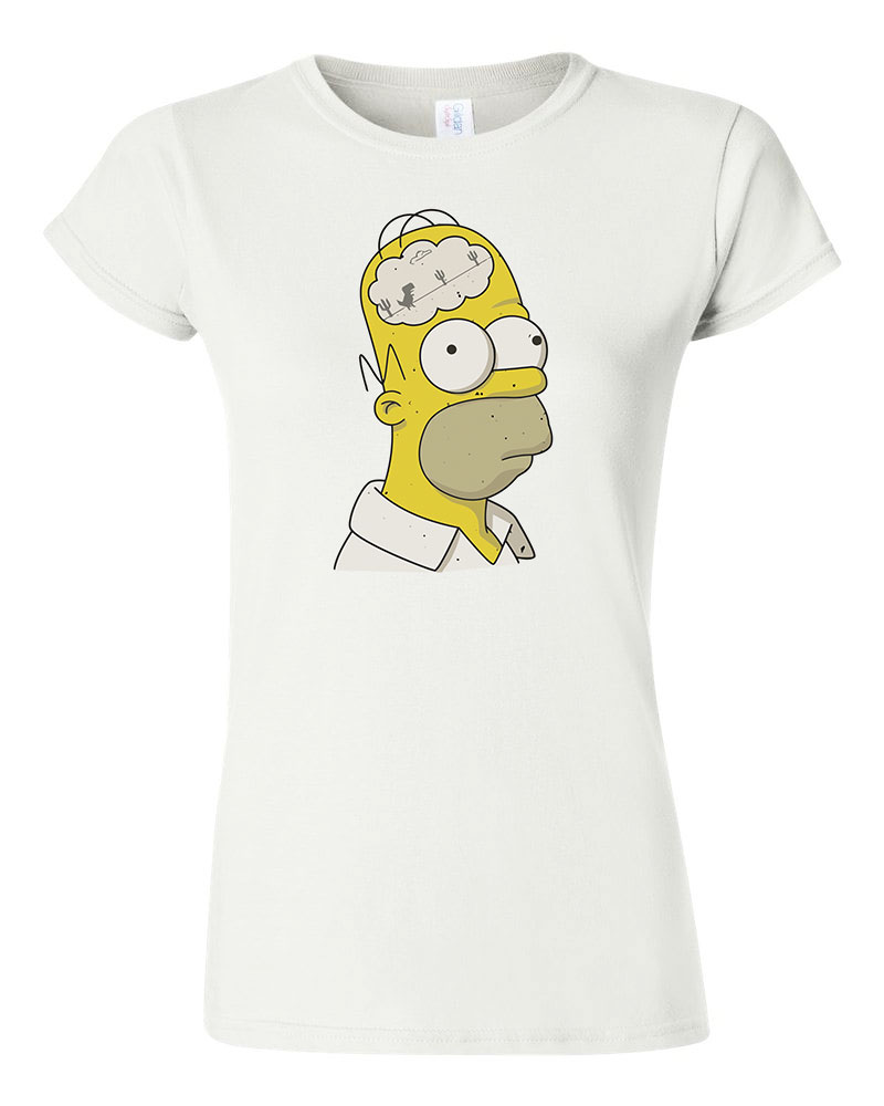 homer simpson simpson család Fehér Női Póló