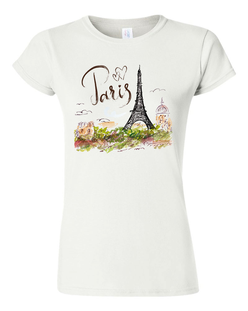 párizs paris eiffel torony Fehér Női Póló