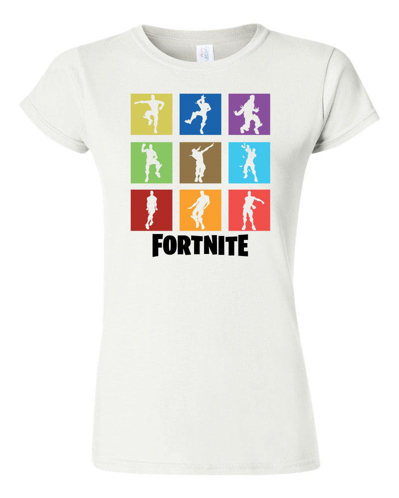 fortnite emotok Fehér Női Póló