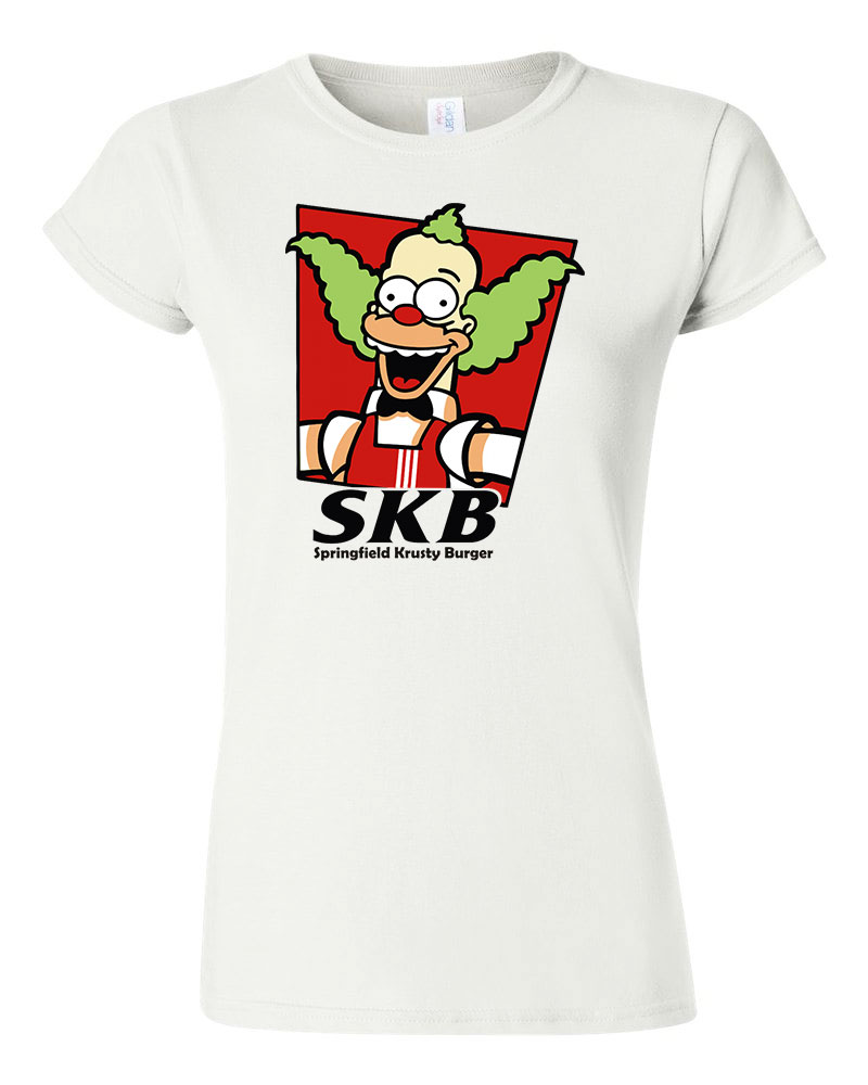 krusty burger simpson család Fehér Női Póló