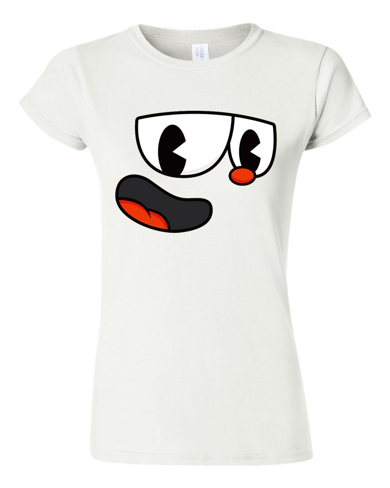 cuphead Fehér Női Póló