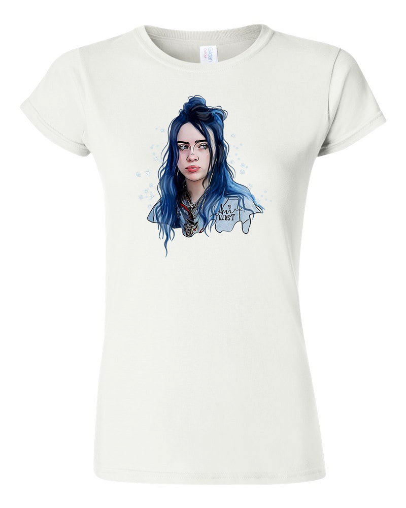 billie eilish Fehér Női Póló
