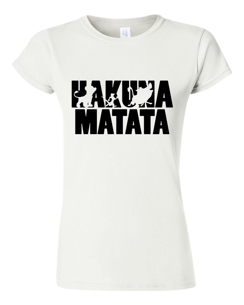 hakuna matata oroszlánkirály Fehér Női Póló
