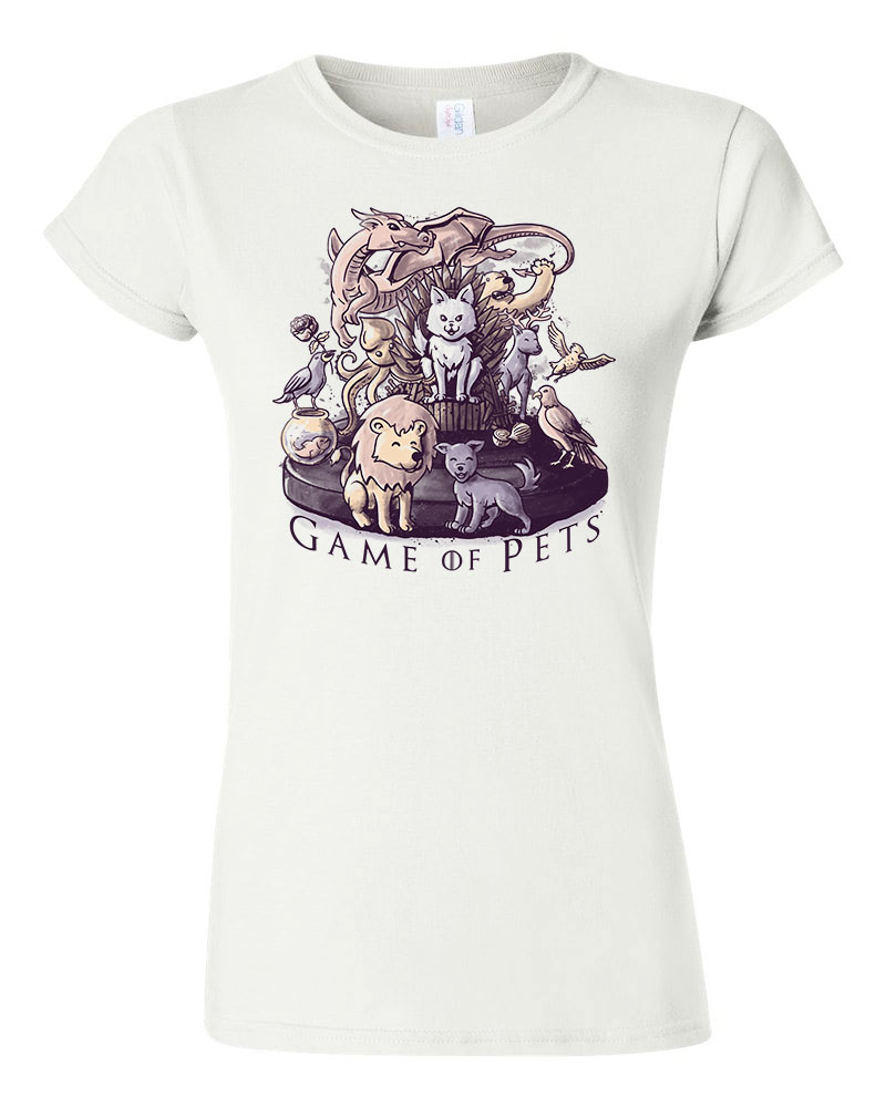 game of pets állatos macska cica Fehér Női Póló
