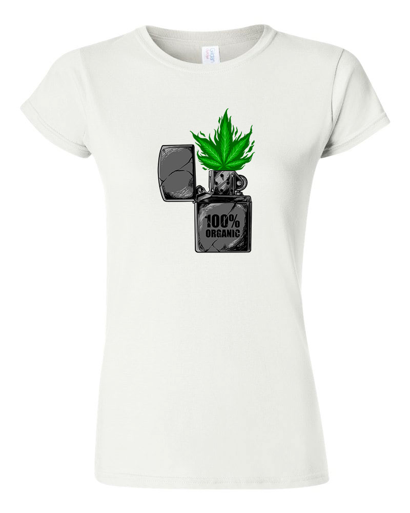 canabis cannabis kanabisz marihuána Fehér Női Póló