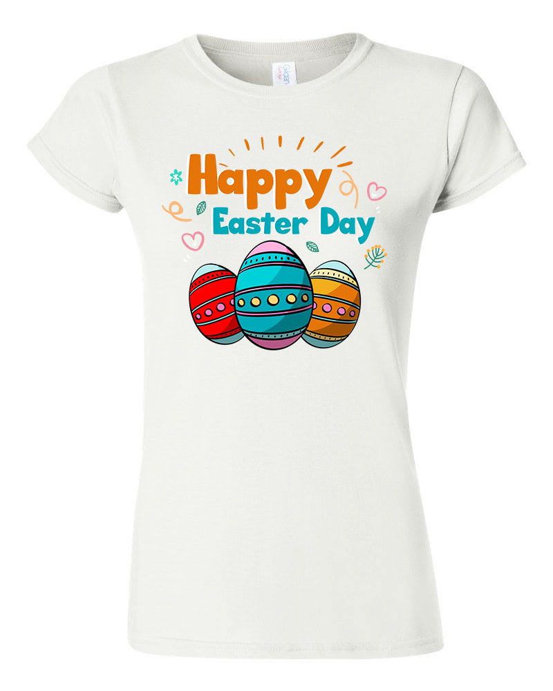 happy easter húsvét Fehér Női Póló