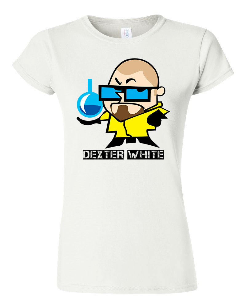 dexter breaking bad Fehér Női Póló