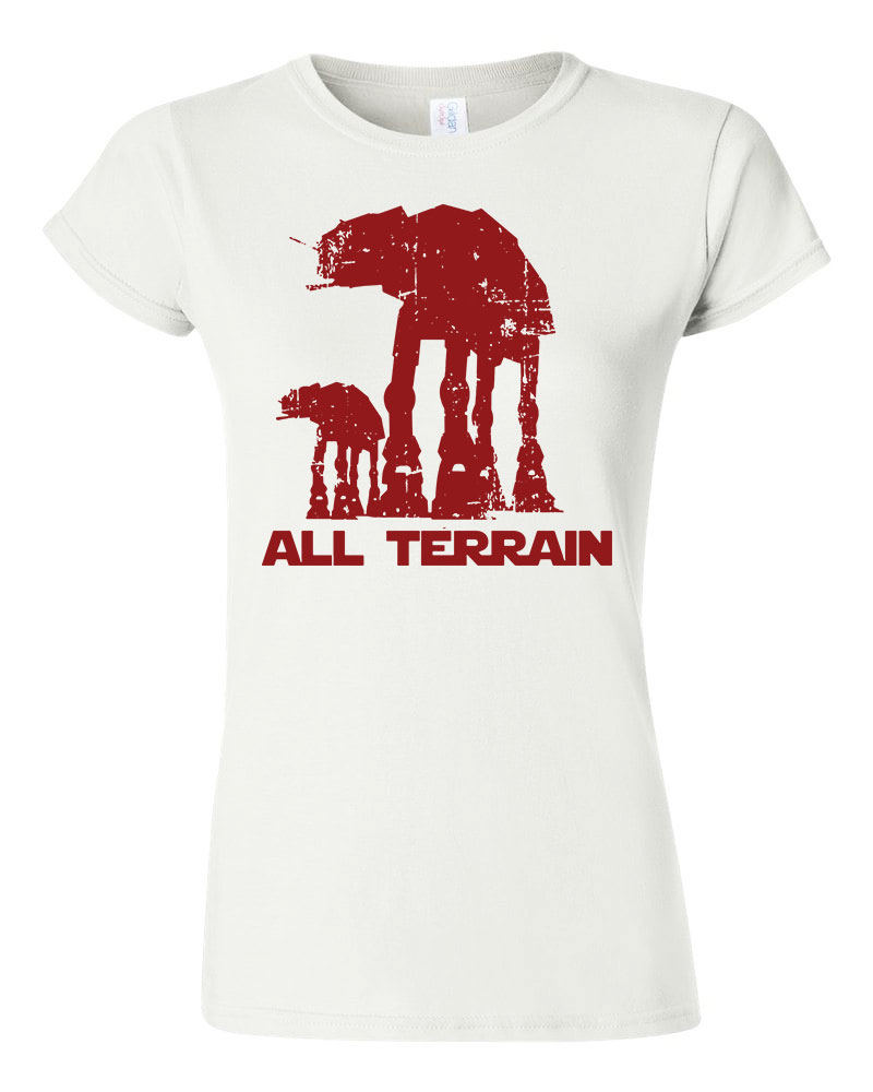 all terrain at at ATAT star wars Fehér Női Póló