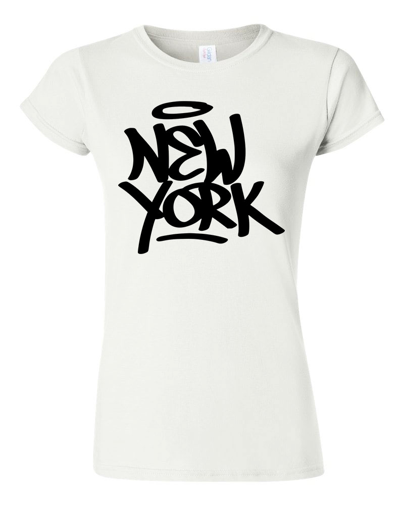 new york Fehér Női Póló