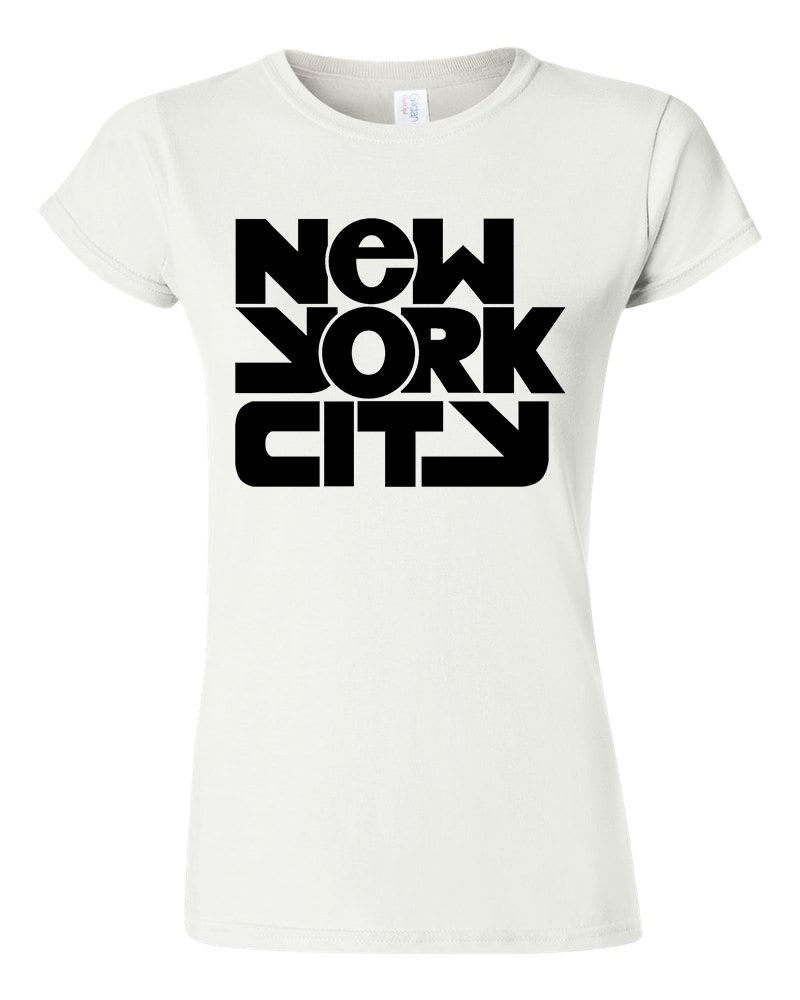 new york city Fehér Női Póló