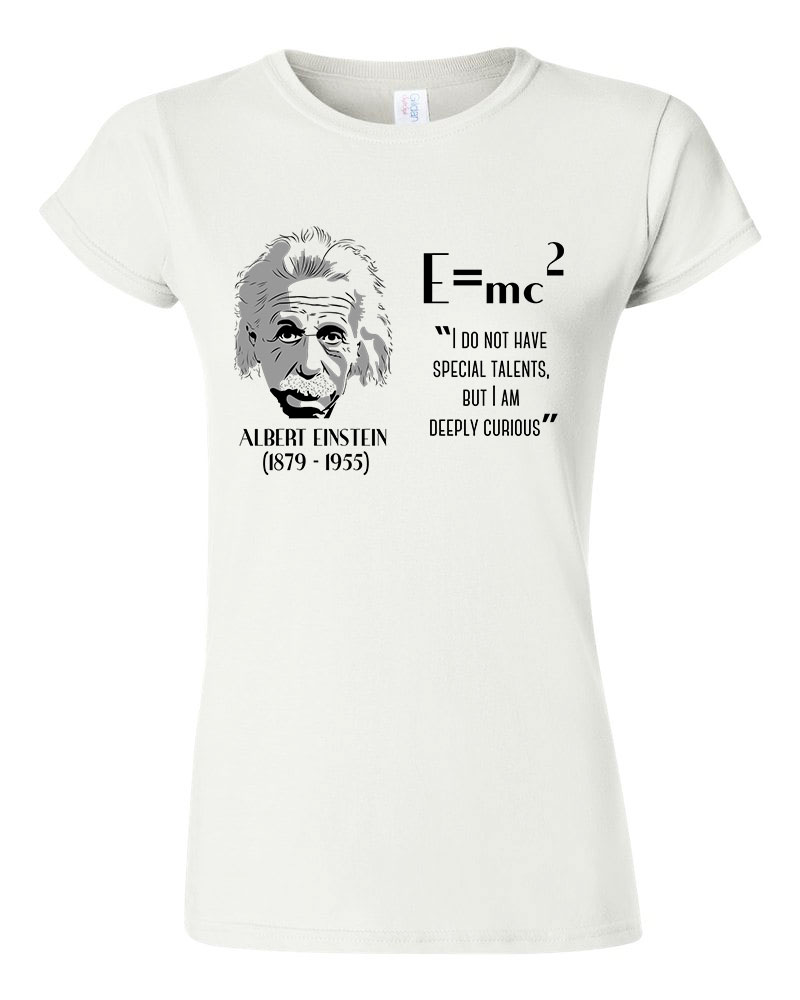 albert einstein Fehér Női Póló